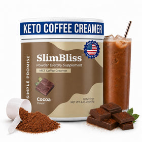 Simple Promise SlimBliss crème à café sans sucre, pot de 249g