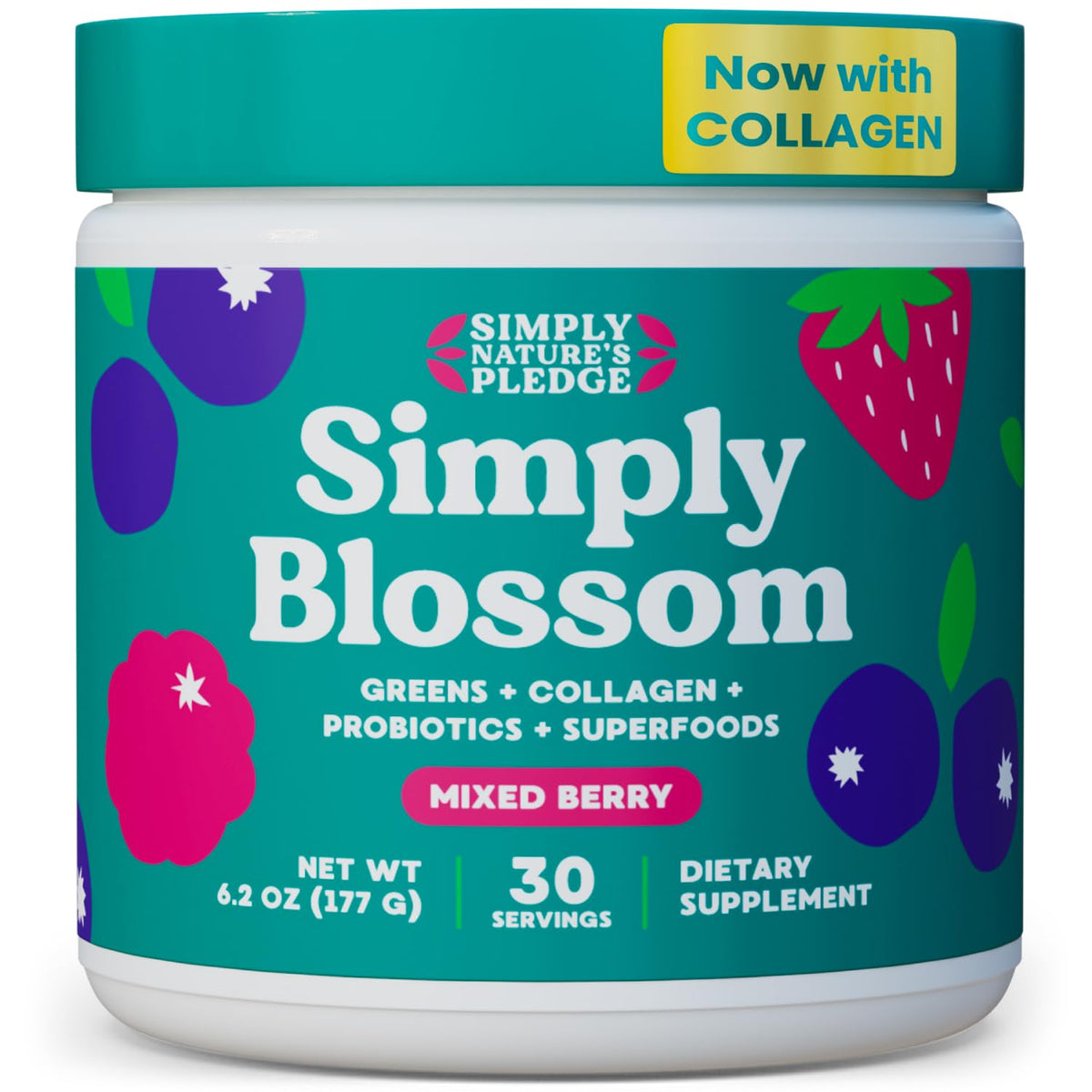 Simply Blossom Greens 240g pot avec couvercle