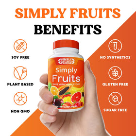 Simply Nature's Pledge Complément Alimentaire Fruits Superfood 30 Jours et sa boîte