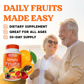 Simply Nature's Pledge Complément Alimentaire Fruits Superfood 30 Jours et fruits