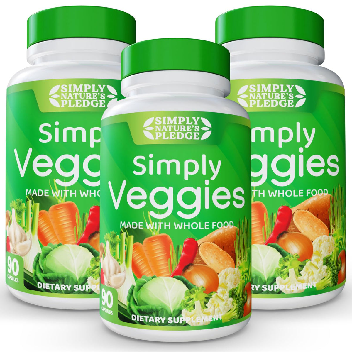Simply Nature's Pledge Complément Alimentaire Superfood 42 Fruits et Légumes - vue de face