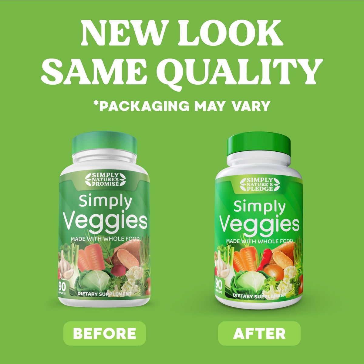 Simply Nature's Pledge Complément Alimentaire Superfood - gélules à l'intérieur du flacon