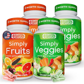 Simply Nature's Pledge Fruits & Légumes 360 capsules vue de face