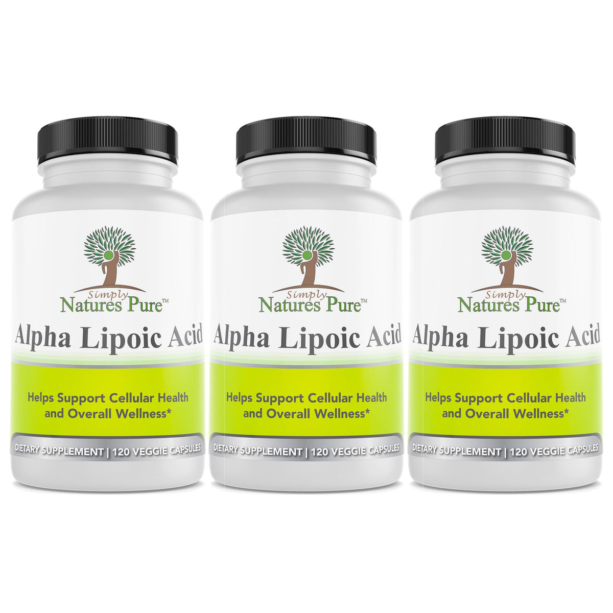 Simply Natures Pure Acide Alpha-Lipoïque 600mg 360 capsules végétales