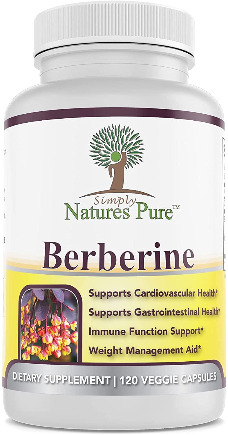 Simply Natures Pure Berberine HCl 500mg nutritional information