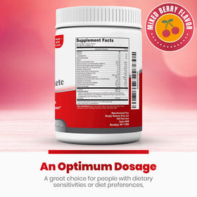 Simply Natures Pure Cardio Complete powder in a glass with water