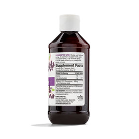 Sirop de Sureau 365, 8 fl oz, vue de côté montrant le bouchon