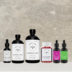 Sirop de sureau Elderlane avec des épices