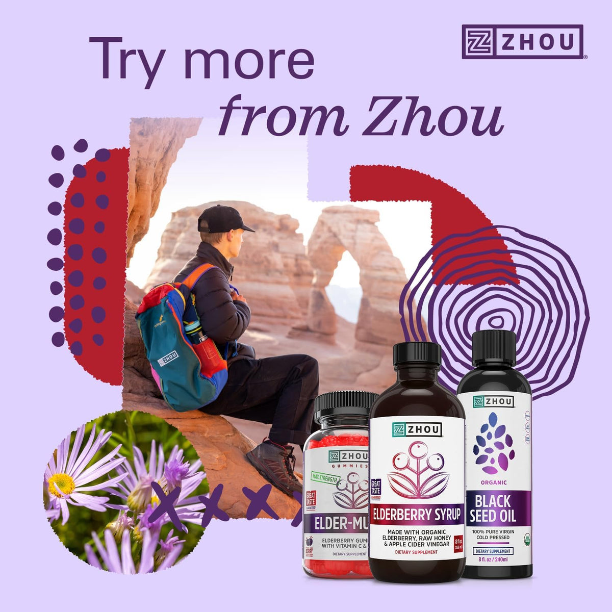 Sirop de sureau ZHOU versé dans une cuillère