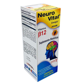 Sirop Énergisant Vitamine B12 La Botica Imports avec cuillère doseuse