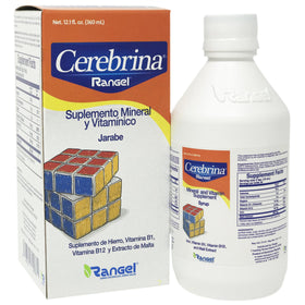 Sirop Rangel de minéraux et vitamines 12 OZ vue de face
