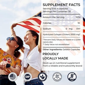 SIRUNES Collagène de Poulet Type II 2000mg 120 Capsules - Prise de capsules