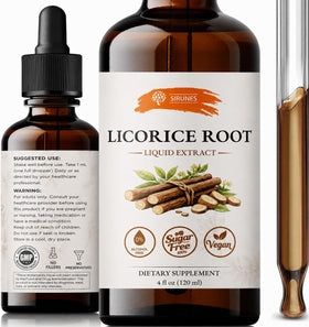 SIRUNES Extrait Liquide de Racine de Réglisse 120 ml vue avant