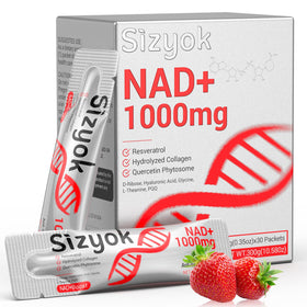 Sizyok complément alimentaire NAD+ 1000mg liquide, flacon avant
