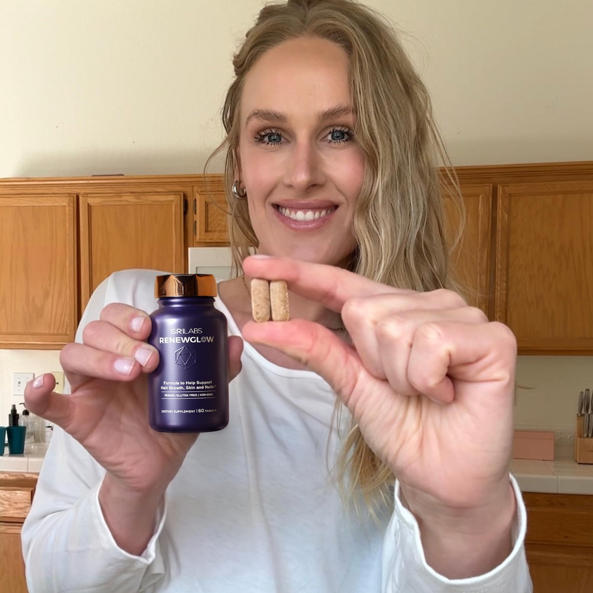 Skin Research Institute Renewglow Biotin 5000mcg présentation des flacons