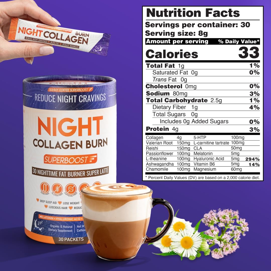 Skinny Coffee SuperBoost Night Collagen Burn lifestyle scene