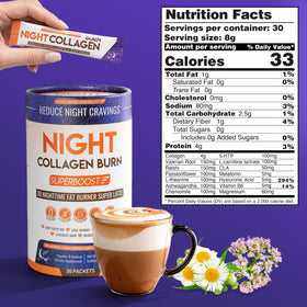 Skinny Coffee SuperBoost Night Collagen Burn lifestyle scene