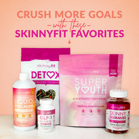 SkinnyFit Super Youth Collagène Poudré 381g - Pêche Mangue, utilisation dans un smoothie