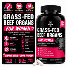 SKLIA Complément Alimentaire Organes de Bœuf 120 Capsules vue de face