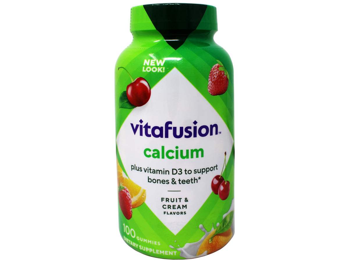 Sliiq Gummies Calcium avec Vitamine D3 saveur fruitée vue de haut