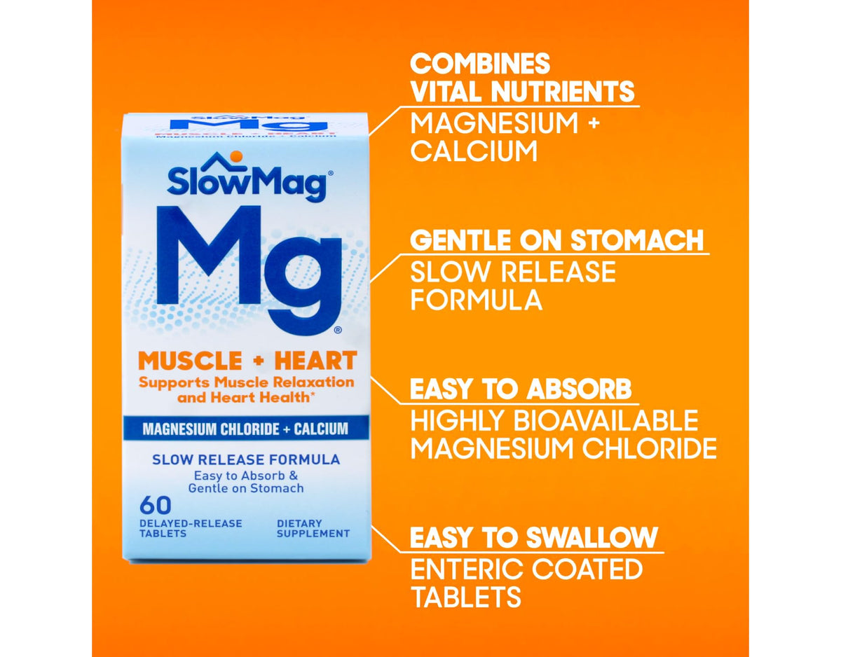 Slow-Mag Complément Alimentaire Calcium 60 Comprimés en utilisation quotidienne