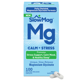 Slow-Mag Magnésium Glycinate 100 comprimés vue de face