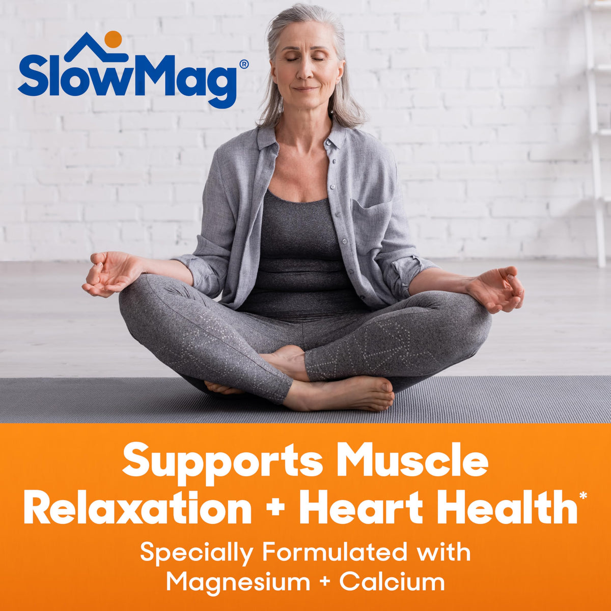SlowMag Muscle + Heart boîte avec comprimés à l'intérieur