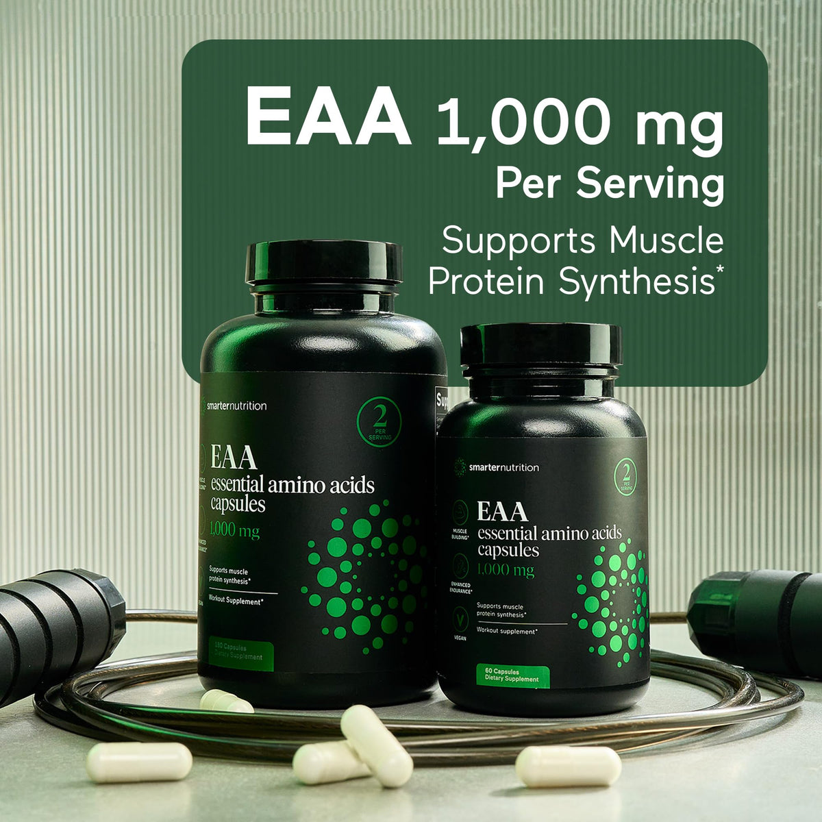 SMARTERNUTRITION Capsules d'Amino Acides Essentiels - vue arrière