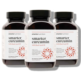 SMARTERNUTRITION Curcumin gélules végétales 400 mg 180 Ct vue de face