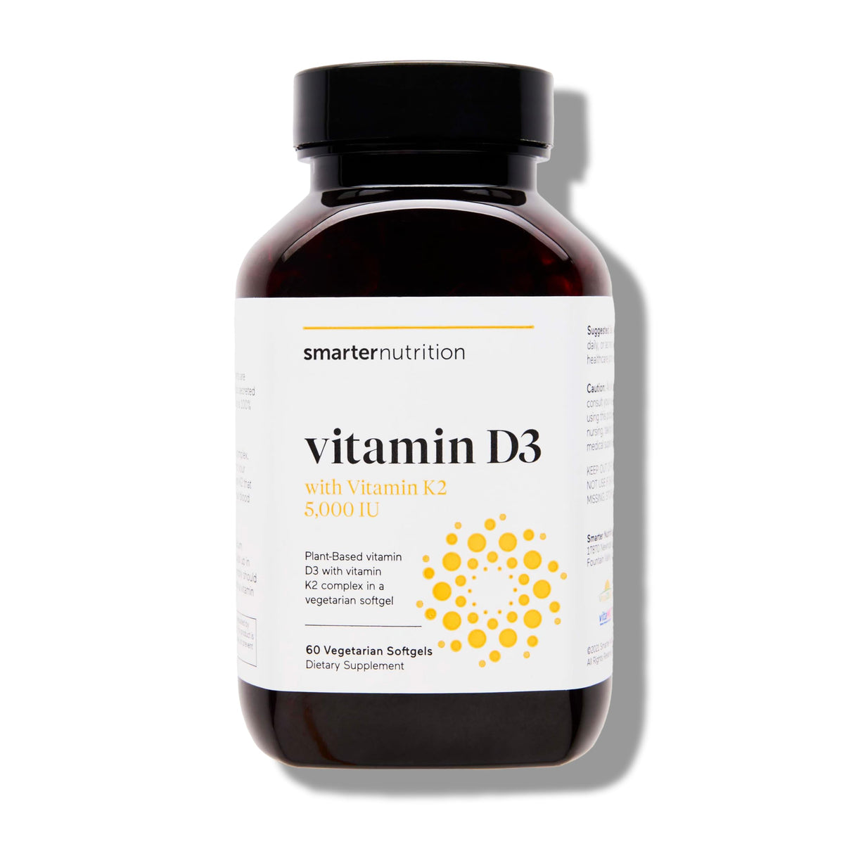SMARTERNUTRITION D3 K2 5000 UI et 1100 mcg boîte avant
