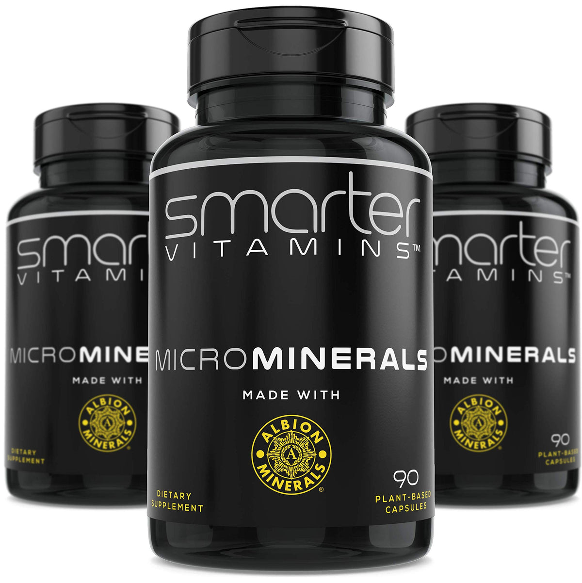 SmarterVitamins 3-Pack Multimineraux 270 Capsules Végétales vue de face