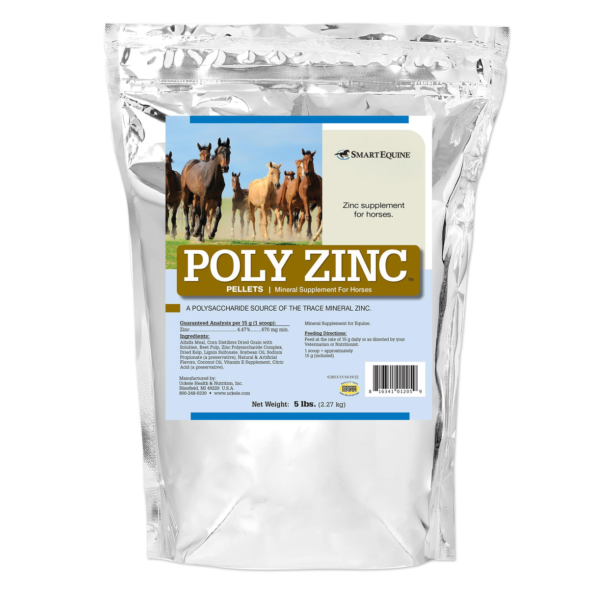 SMARTPAK SmartEquine Pellets de Zinc Polysaccharide 2,3 kg - vue avant