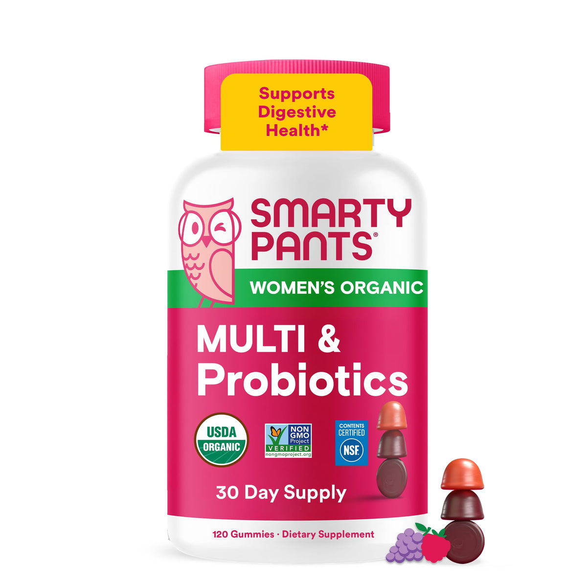 SmartyPants Gélifiés Femmes 490g avant avec gélifiés visibles