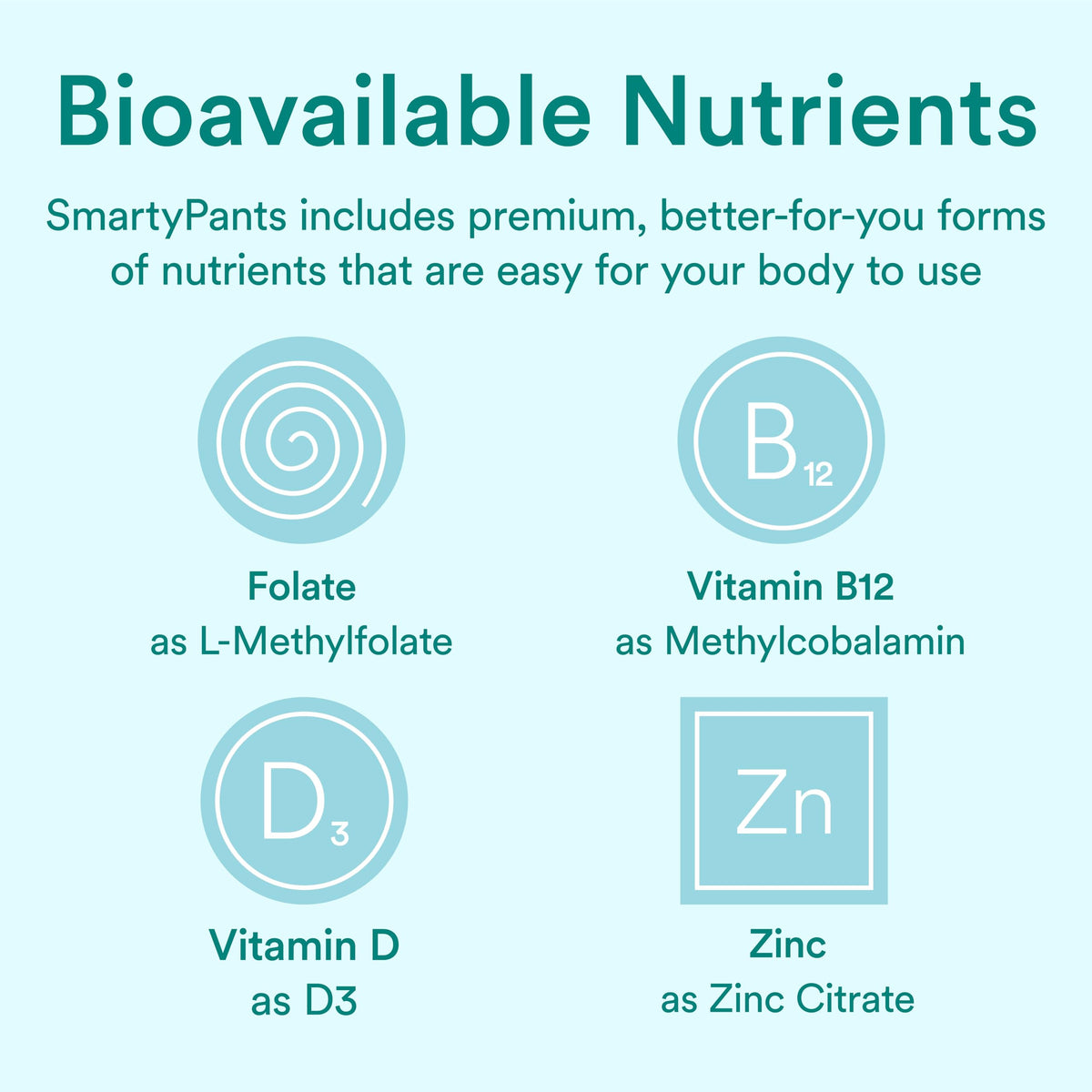 SmartyPants Gummies Prénataux, affichage de la qualité