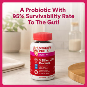 SmartyPants Gummies Probiotiques Adultes 3 Milliards CFU 30 Comp. avec d'autres produits