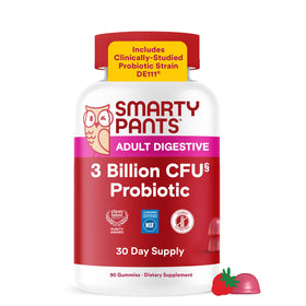 SmartyPants Gummies Probiotiques Adultes 3 Milliards CFU 30 Comp. vue de face