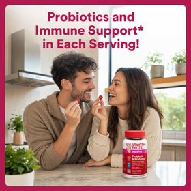 SmartyPants gummies probiotiques et prébiotiques au raisin, prise quotidienne