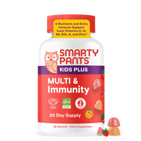SmartyPants Kids Plus Multi Gummies 60 gummies packaging front view