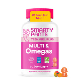 SmartyPants Multivitamines Gélifiées Filles Adolescentes 60 Gummies, packaging avant