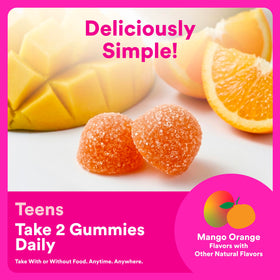 SmartyPants Multivitamines Gélifiées Filles Adolescentes 60 Gummies, présentation en mode lifestyle
