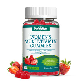 SmildeHeal Gummies Multivitamines pour Femmes 50+ en bouteille vue avant