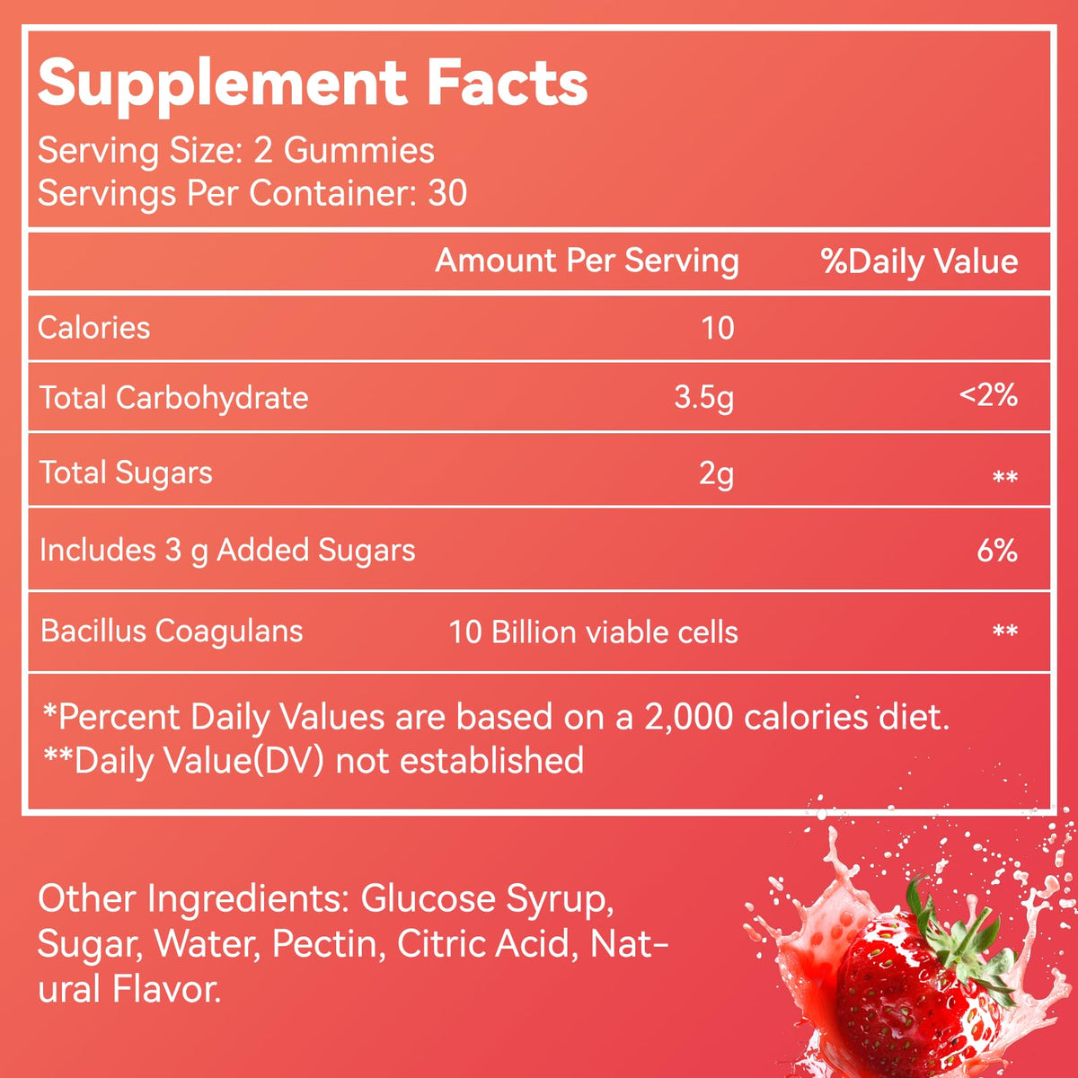 SmildeHeal Gummies Probiotiques 60 Comp. à l'intérieur du pot