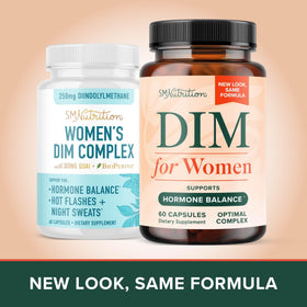SMNutrition Complément DIM 250 mg pour Femmes, étiquette du produit