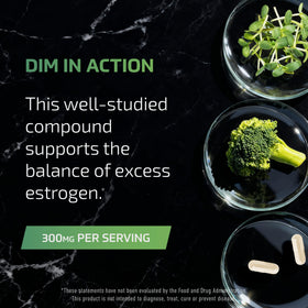 SMNutrition DIM 300mg capsules avec ingrédients listés