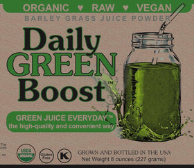 Smoothie préparé avec Daily Green support et des bananes