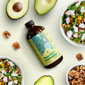 Smoothie préparé avec LevelUp Huile MCT Pure C8