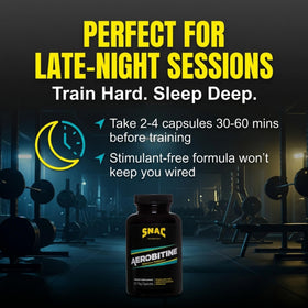 SNAC Aerobitine capsules dans la main