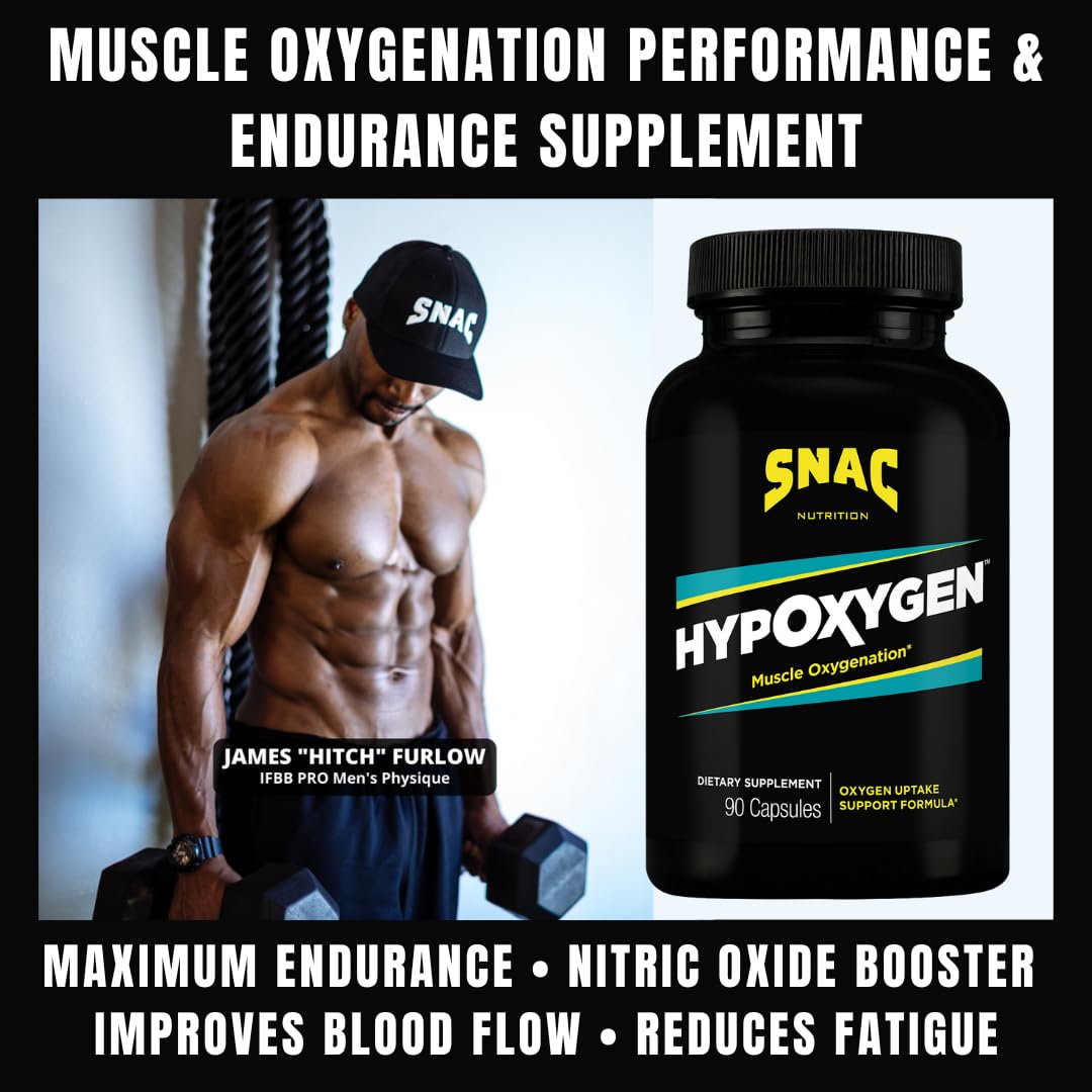 SNAC HypOxygen capsules avec un verre d'eau