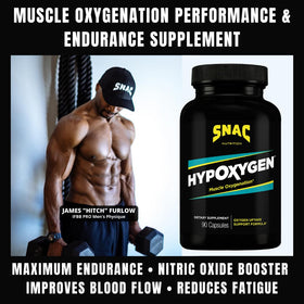 SNAC HypOxygen capsules avec un verre d'eau
