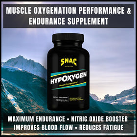 SNAC HypOxygen capsules sur fond blanc